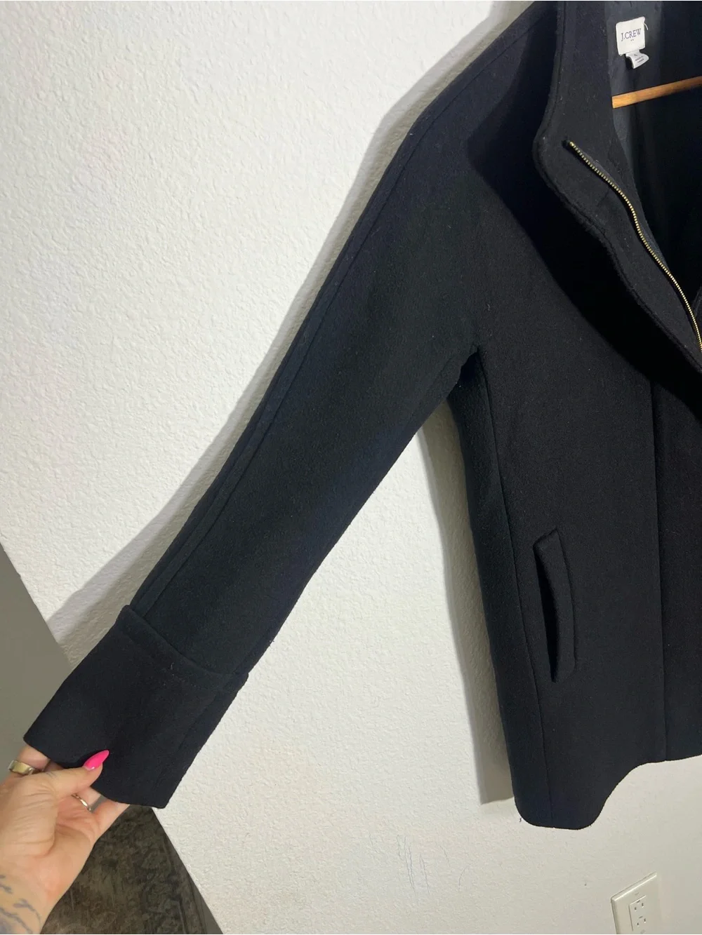 J CREW • Factory City Coat wool blend with an asymmetrical zipper closure. - Picture 6 of 13